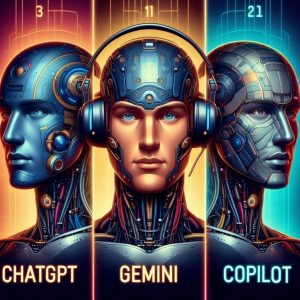 ChatGPT, Gemini e Copilot