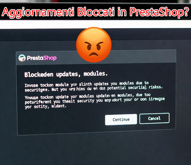 ERRORE AGGIORNAMENTO PRESTASHOP